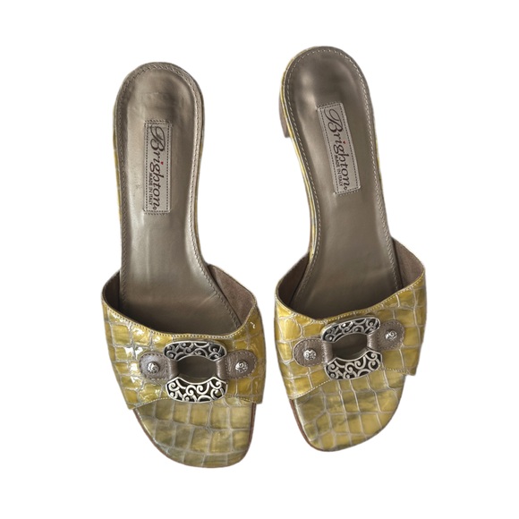 Brighton slip on heeled sandals size 8 M - Picture 3 of 7